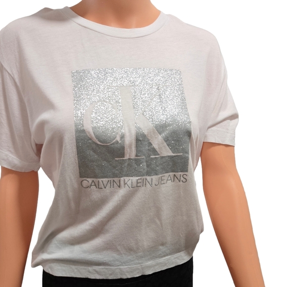 Calvin Klein Logo T-Shirt – White - Picture 6 of 10